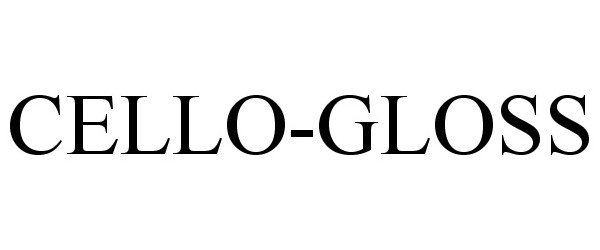 Trademark Logo CELLO-GLOSS