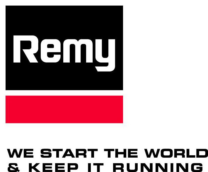 Trademark Logo REMY WE START THE WORLD &amp; KEEP IT RUNNING