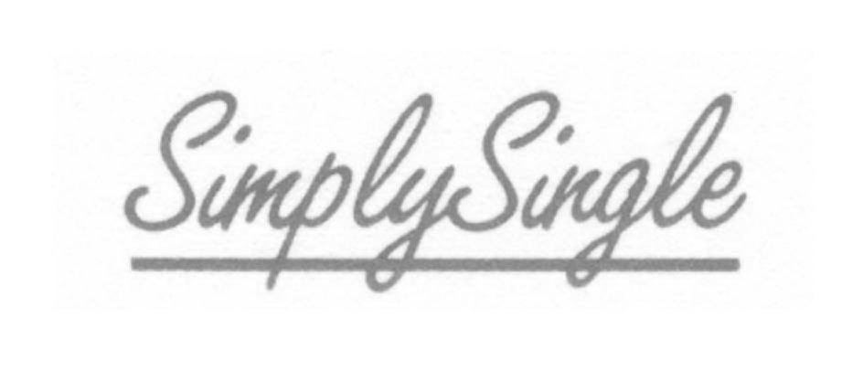 Trademark Logo SIMPLYSINGLE