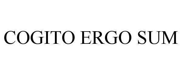 Trademark Logo COGITO ERGO SUM