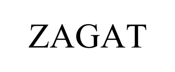 Trademark Logo ZAGAT