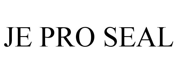  JE PRO SEAL