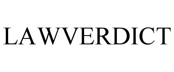 Trademark Logo LAWVERDICT