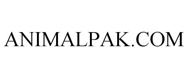 Trademark Logo ANIMALPAK.COM