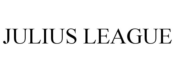 Trademark Logo JULIUS LEAGUE