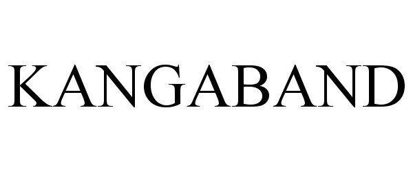 Trademark Logo KANGABAND