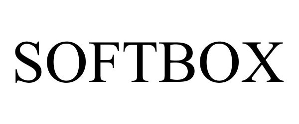 Trademark Logo SOFTBOX