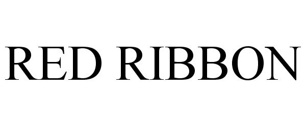 Trademark Logo RED RIBBON