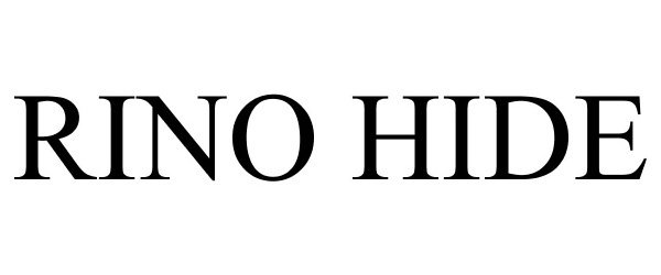 Trademark Logo RINO HIDE