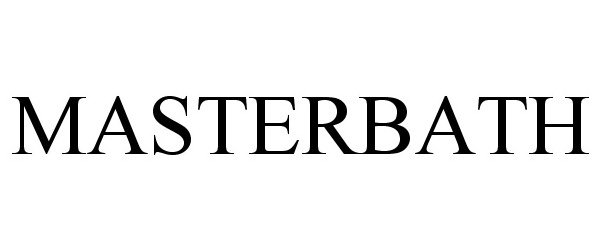 Trademark Logo MASTERBATH