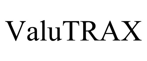 Trademark Logo VALUTRAX