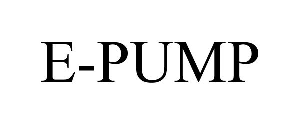 Trademark Logo E-PUMP