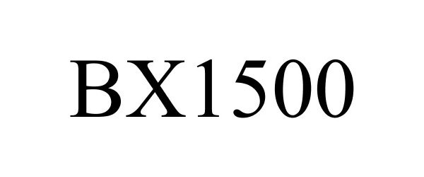 Trademark Logo BX1500