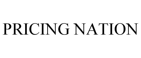 Trademark Logo PRICINGNATION