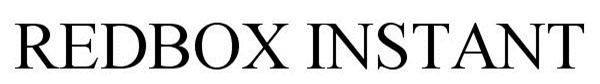 Trademark Logo REDBOX INSTANT