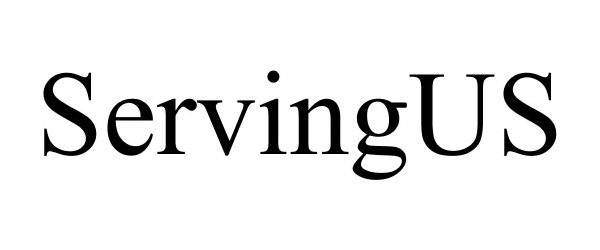Trademark Logo SERVINGUS