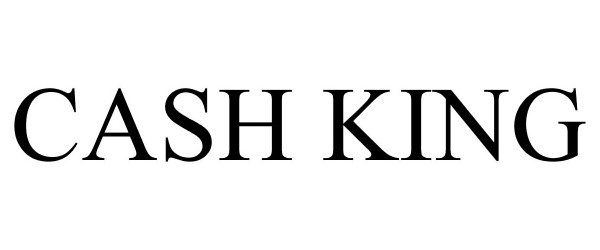Trademark Logo CASH KING