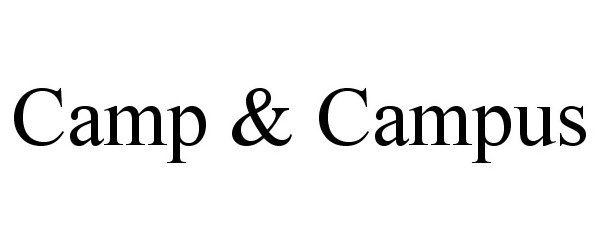  CAMP &amp; CAMPUS