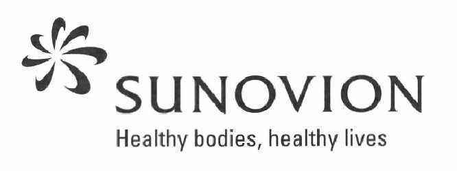  SUNOVION HEALTHY BODIES, HEALTHY LIVES