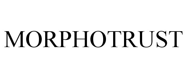 Trademark Logo MORPHOTRUST