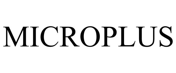 Trademark Logo MICROPLUS