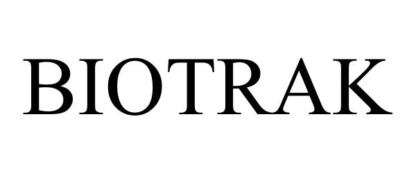 Trademark Logo BIOTRAK