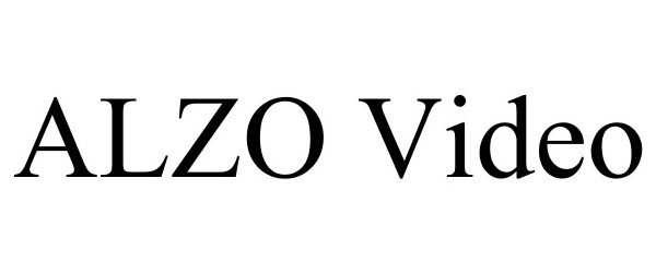Trademark Logo ALZO VIDEO
