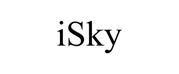 Trademark Logo ISKY