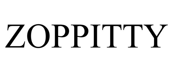 Trademark Logo ZOPPITTY