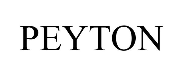 Trademark Logo PEYTON