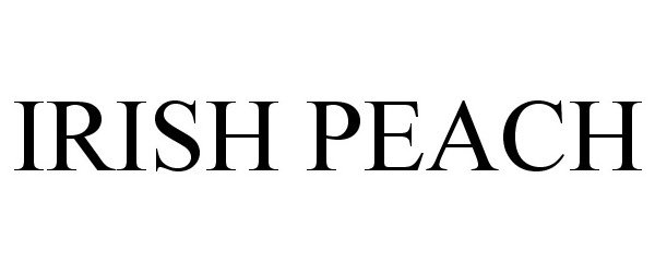 Trademark Logo IRISH PEACH