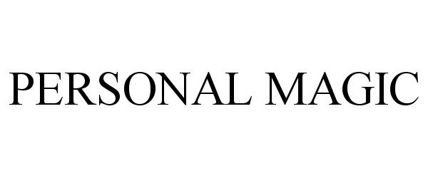 Trademark Logo PERSONAL MAGIC