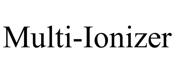 Trademark Logo MULTI-IONIZER