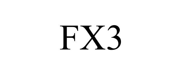 Trademark Logo FX3