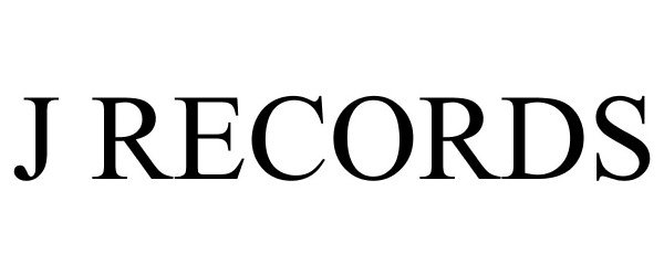 Trademark Logo J RECORDS