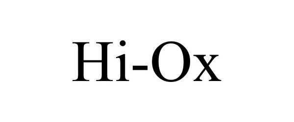 Trademark Logo HI-OX