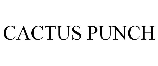 Trademark Logo CACTUS PUNCH