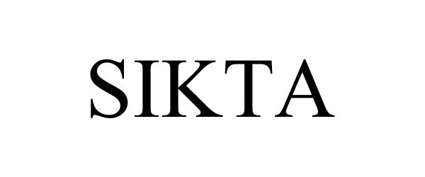 Trademark Logo SIKTA