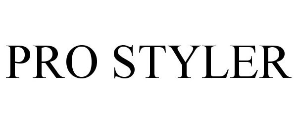 Trademark Logo PRO STYLER