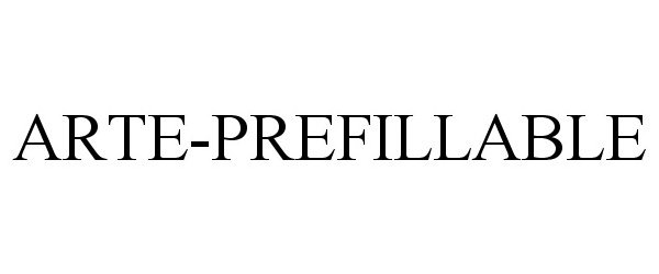 Trademark Logo ARTE-PREFILLABLE