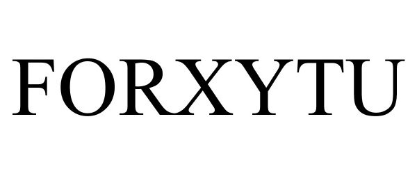 Trademark Logo FORXYTU