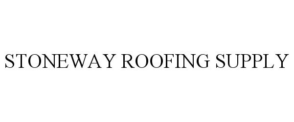  STONEWAY ROOFING SUPPLY
