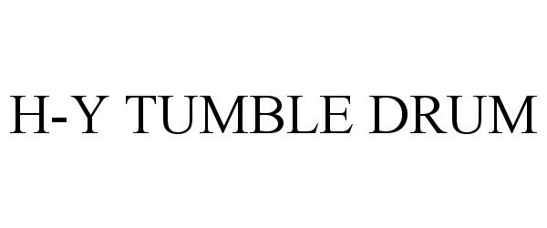 Trademark Logo H-Y TUMBLE DRUM