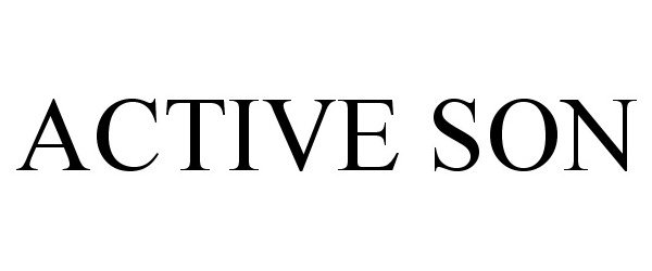 Trademark Logo ACTIVE SON