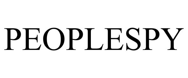 Trademark Logo PEOPLESPY