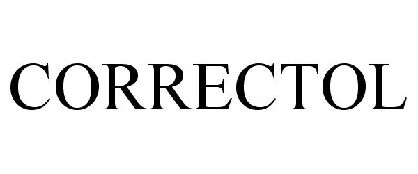 Trademark Logo CORRECTOL