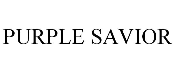 Trademark Logo PURPLE SAVIOR