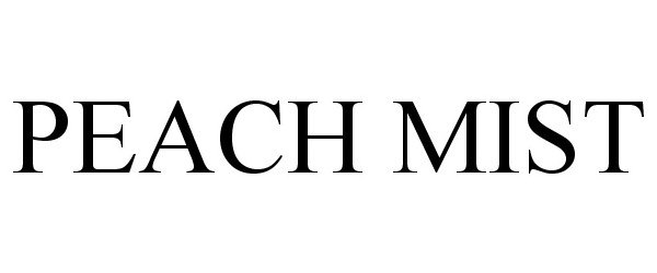 Trademark Logo PEACH MIST
