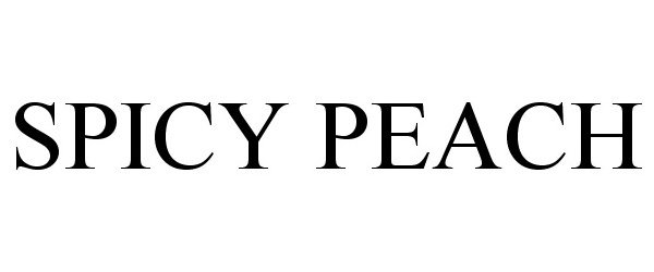 Trademark Logo SPICY PEACH