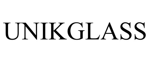 Trademark Logo UNIKGLASS